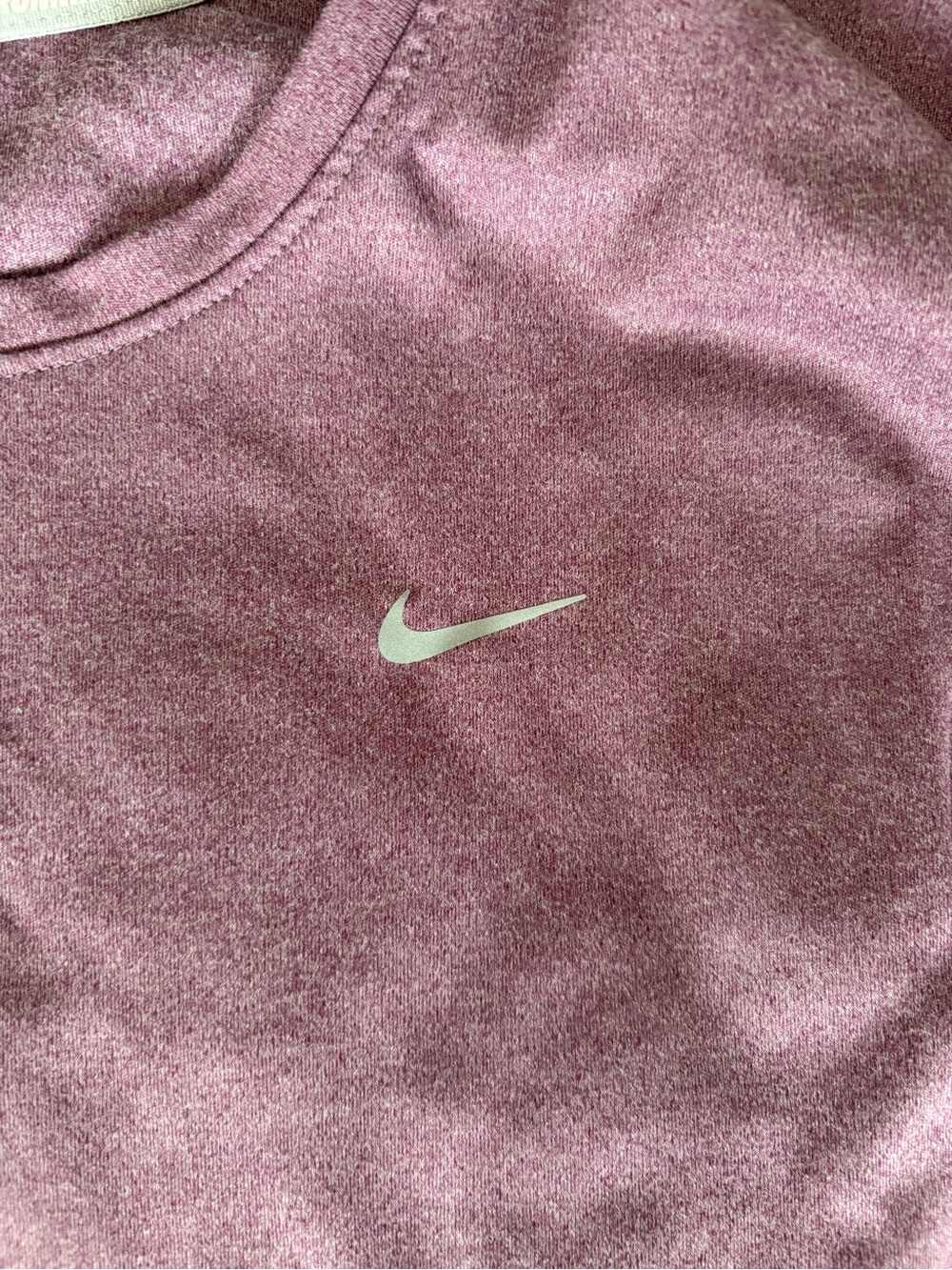 Nike Dri-FIT Running Top - Mauve Purple - Picture 6 of 6